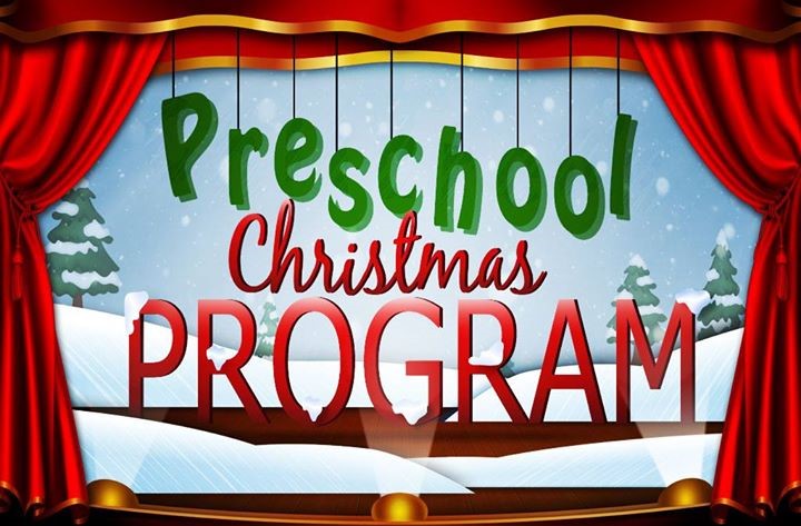 Preschool Christmas Program